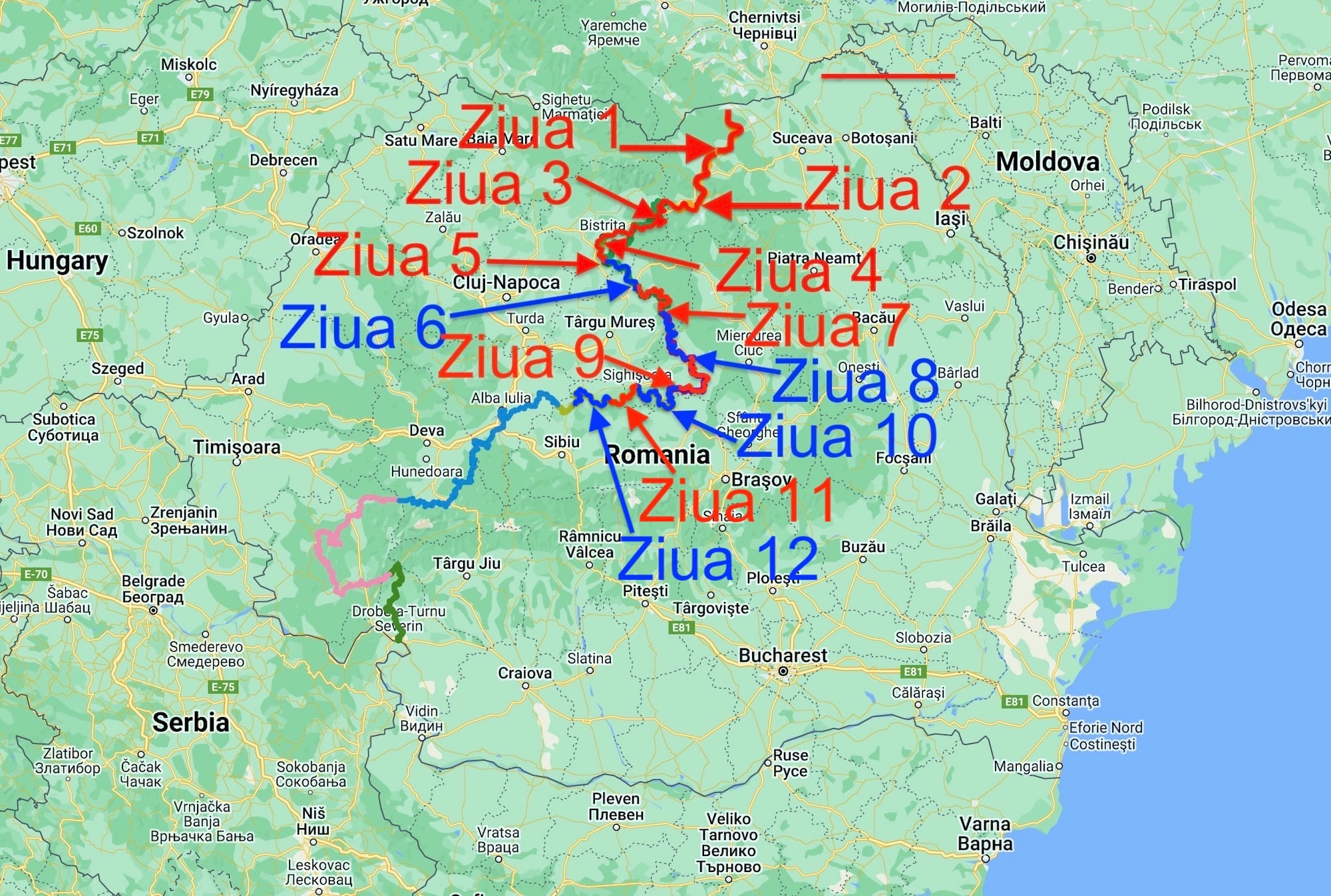 Pe toată Via Transilvanica. Ziua 12 ne-a purtat tot prin Sibiu. Și ce Sibiu...