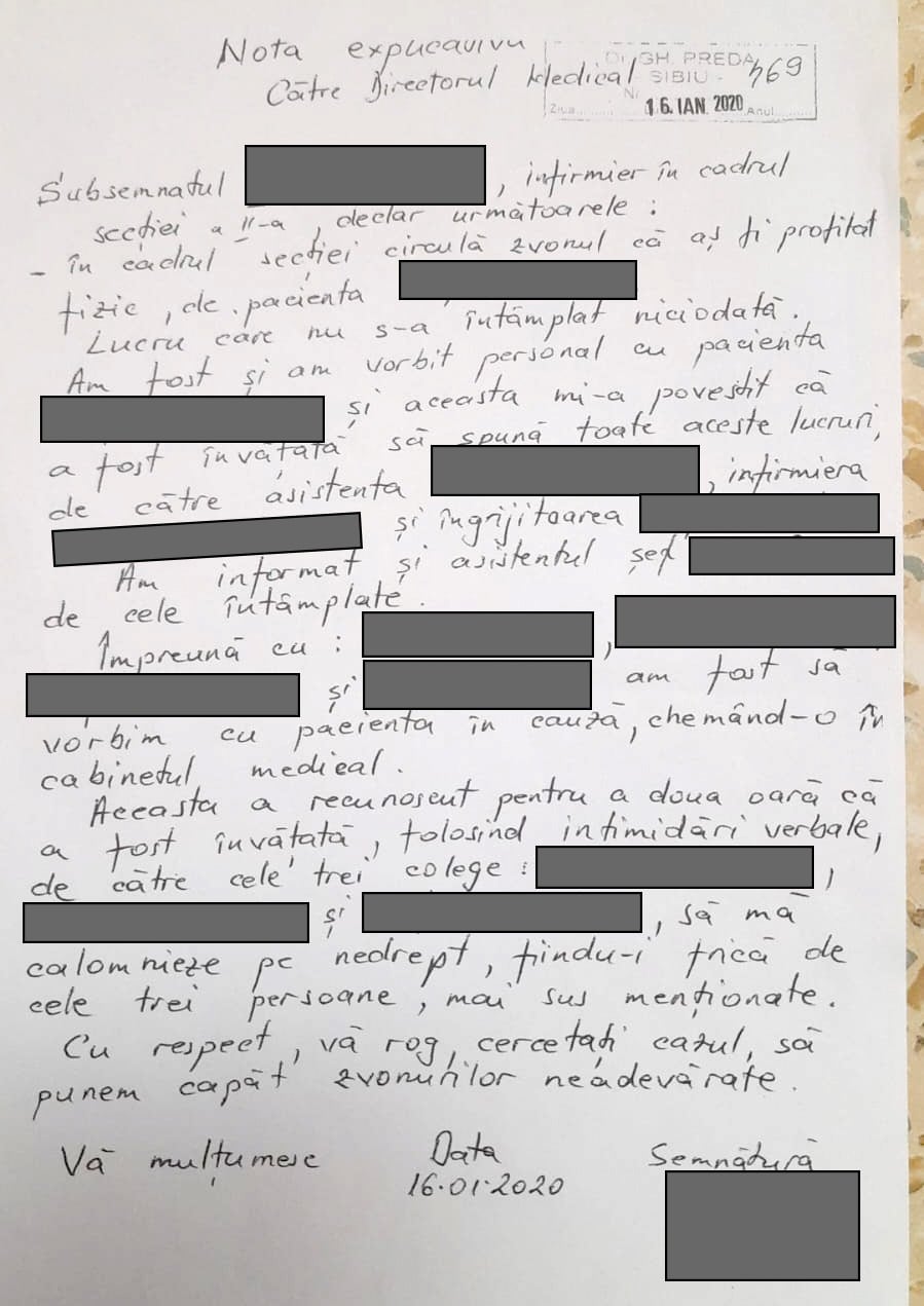 document psihiatrie