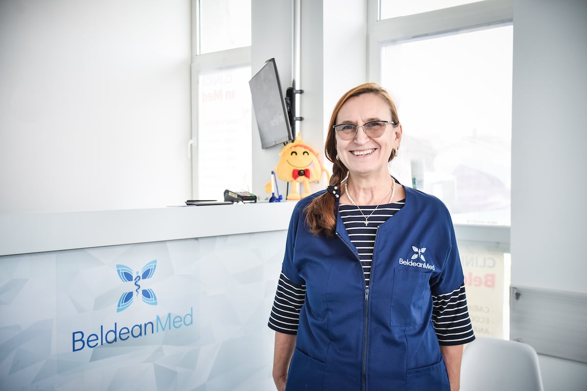 Clinica Beldean Med și-a schimbat sediul. Dr. Luminița Beldean „Eu fac consultații în mod special gratuit”. Nou - serviciu de urgență stomatologie