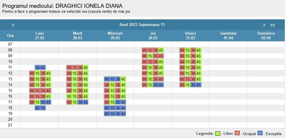 M-am programat prin telefon și online în Policlinica Spitalului Județean. A doua variantă poate fi mai rapidă