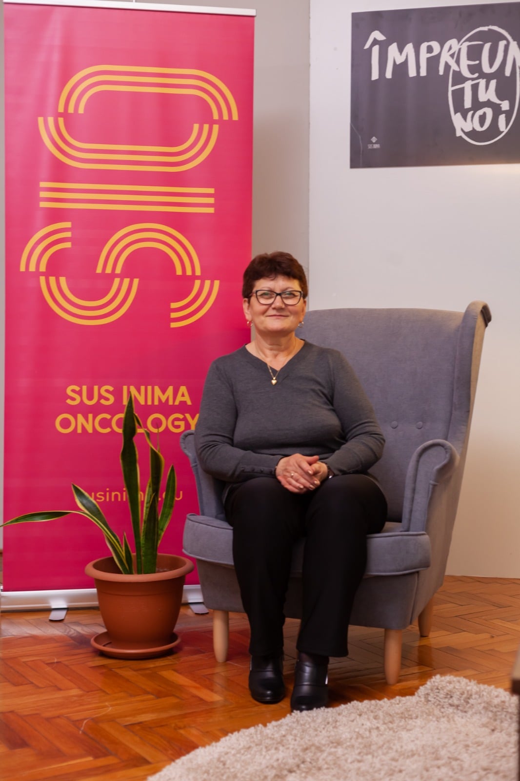 Tanti Tina și-a pierdut soțul bolnav de leucemie, iar acum își dedică viața bolnavilor de cancer care ajung la Sibiu: „Cei apropiați trebuie să rămână puternici”