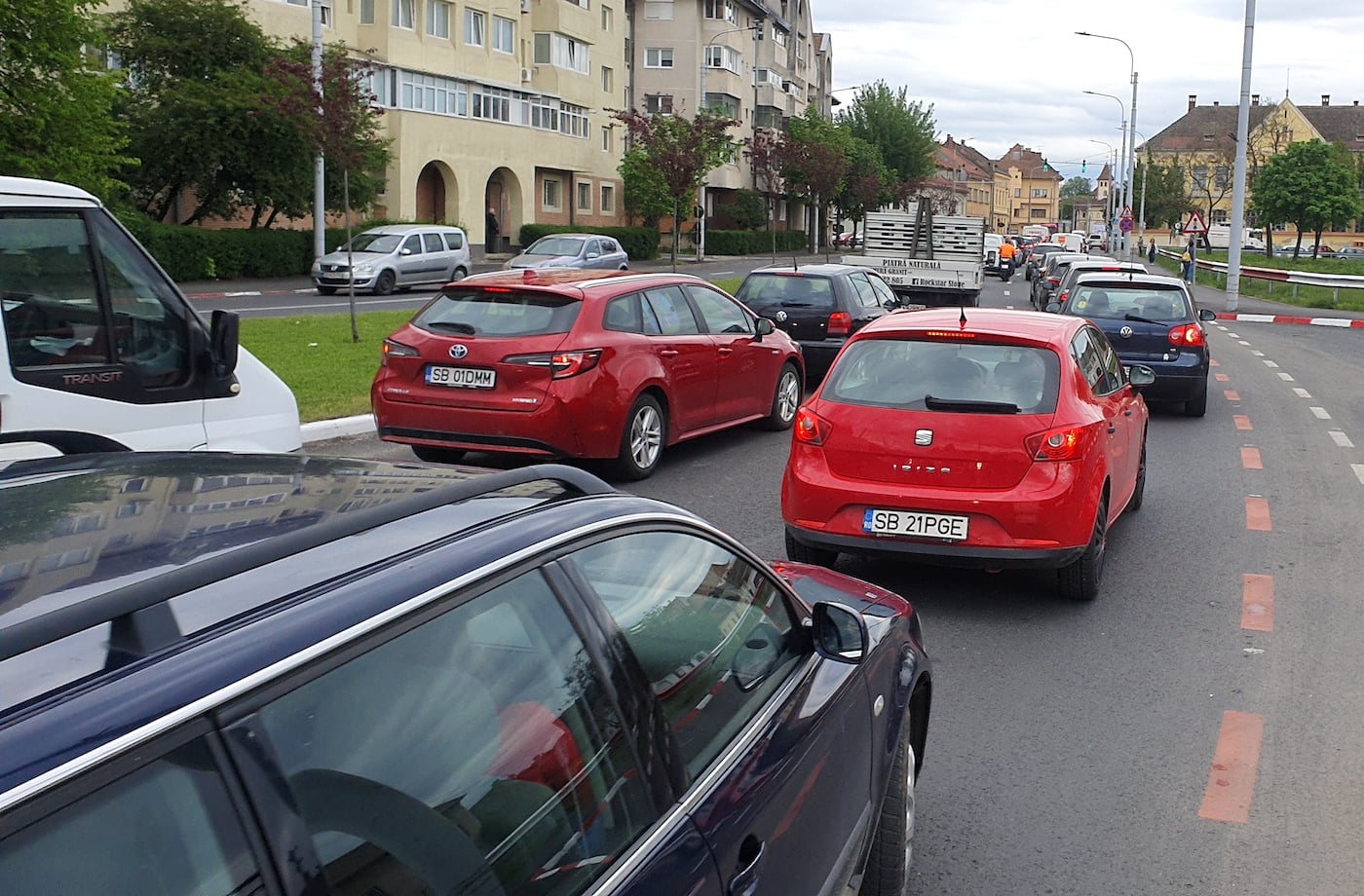 Cele mai zgomotoase străzi din Sibiu. Planurile Primăriei până în 2035 și care sunt zonele de liniște din oraș