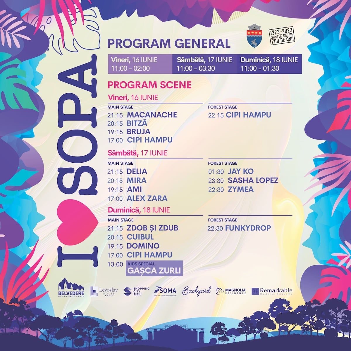 I Love Șopa, gata de start!  Începe cel mai nou festival în aer liber, care adună peste 15 artiști și peste 20 de food truck-uri. Delia, Zdob și Zdub, Sasha Lopez, JayKo și Gașa Zurli, printre cei mai așteptați