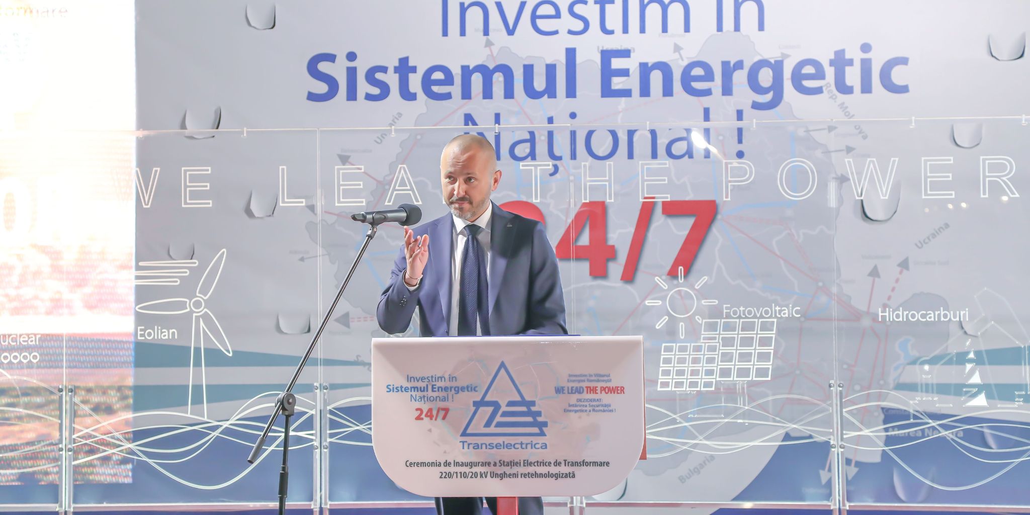 Transelectrica Sibiu inaugurează stația retehnologizată de la Ungheni - Mureș