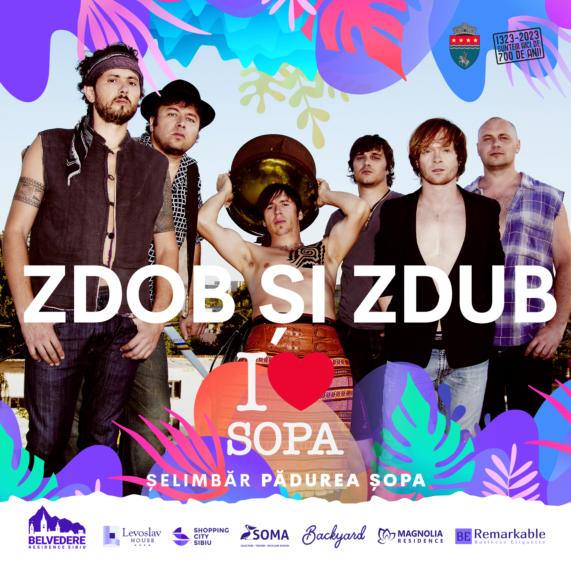I love Șopa, cel mai așteptat festival al verii, revine în cea mai nouă locație outdoor din județul Sibiu. Pădurea Șopa găzduiește artiști de top, DJ de renume și cea mai cunoscută trupă pentru copii – 16 – 18 iunie