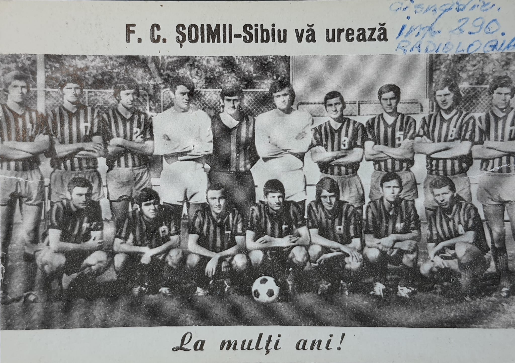 „Șoimii Sibiu”: O călătorie în imagini prin istoria echipei de fotbal. Cea mai veche fotografie prezentată datează din 1921