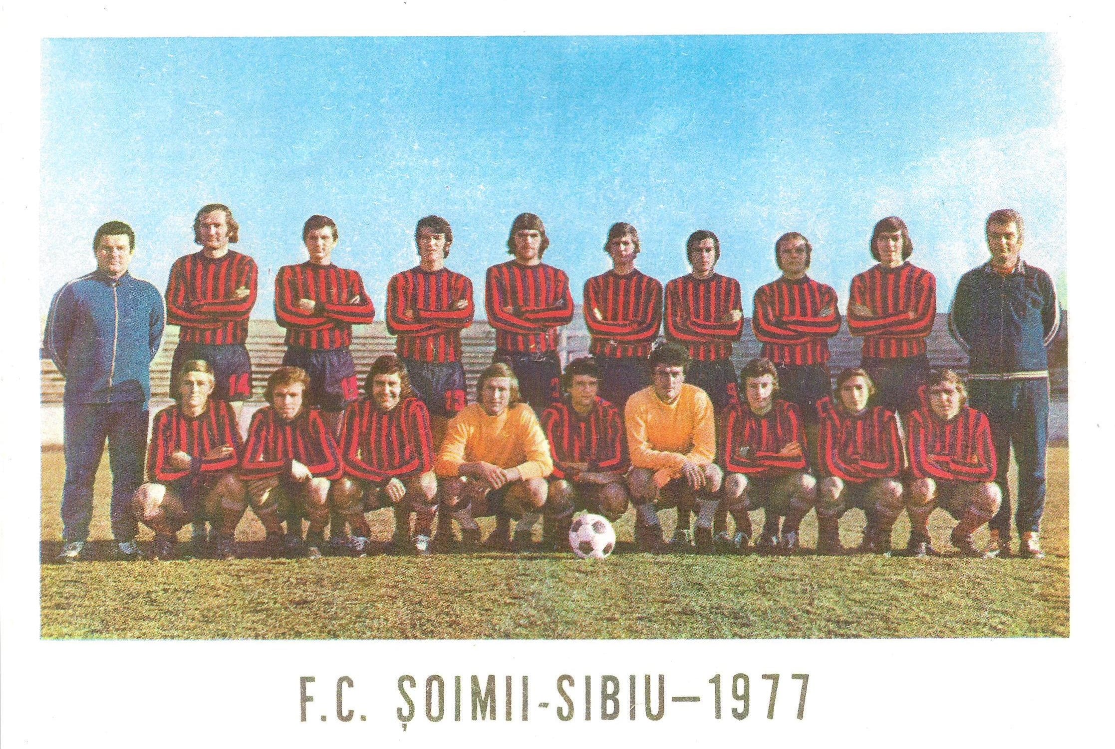 „Șoimii Sibiu”: O călătorie în imagini prin istoria echipei de fotbal. Cea mai veche fotografie prezentată datează din 1921