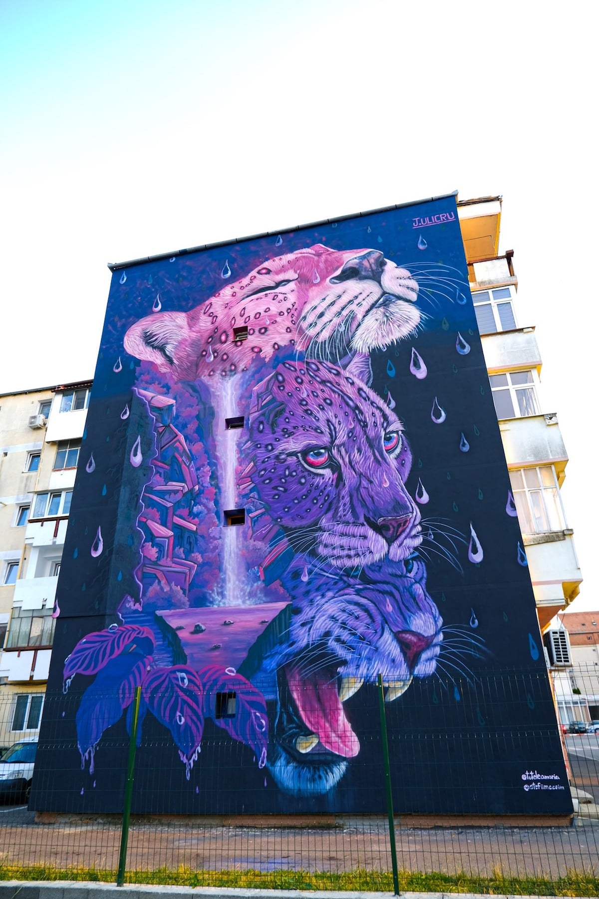 FOTO – Cum arată clădirile pictate în acest an la Street Art Festival Sibiu