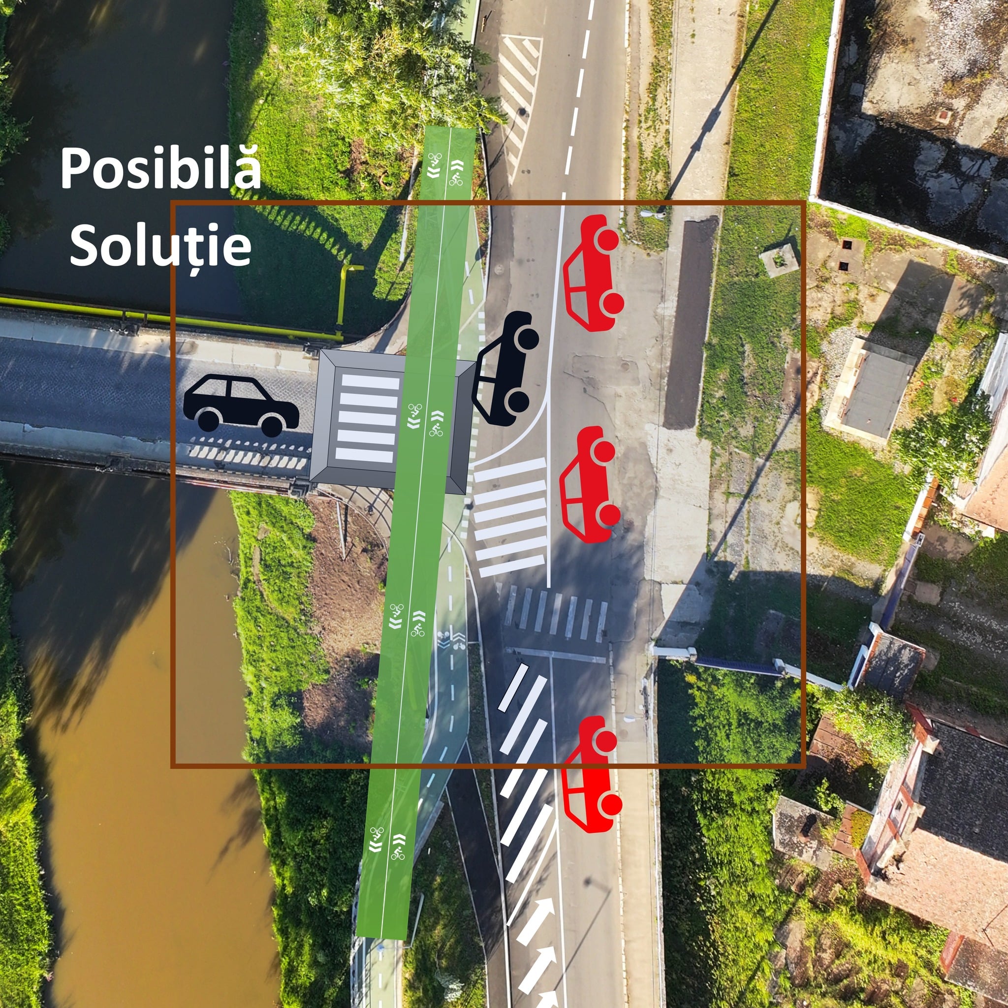 Propunere pentru noua pistă de pe malul Cibinului: „investiția pentru o astfel de configurare ar fi minimală”