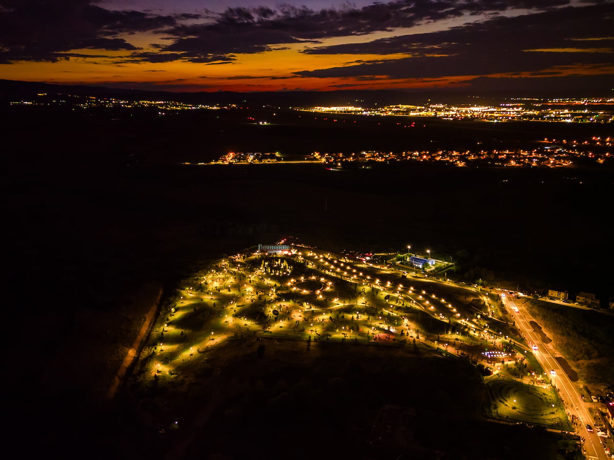 FOTO Mii de sibieni au vizitat Belvedere, cel mai nou parc al Sibiului și al doilea ca dimensiuni