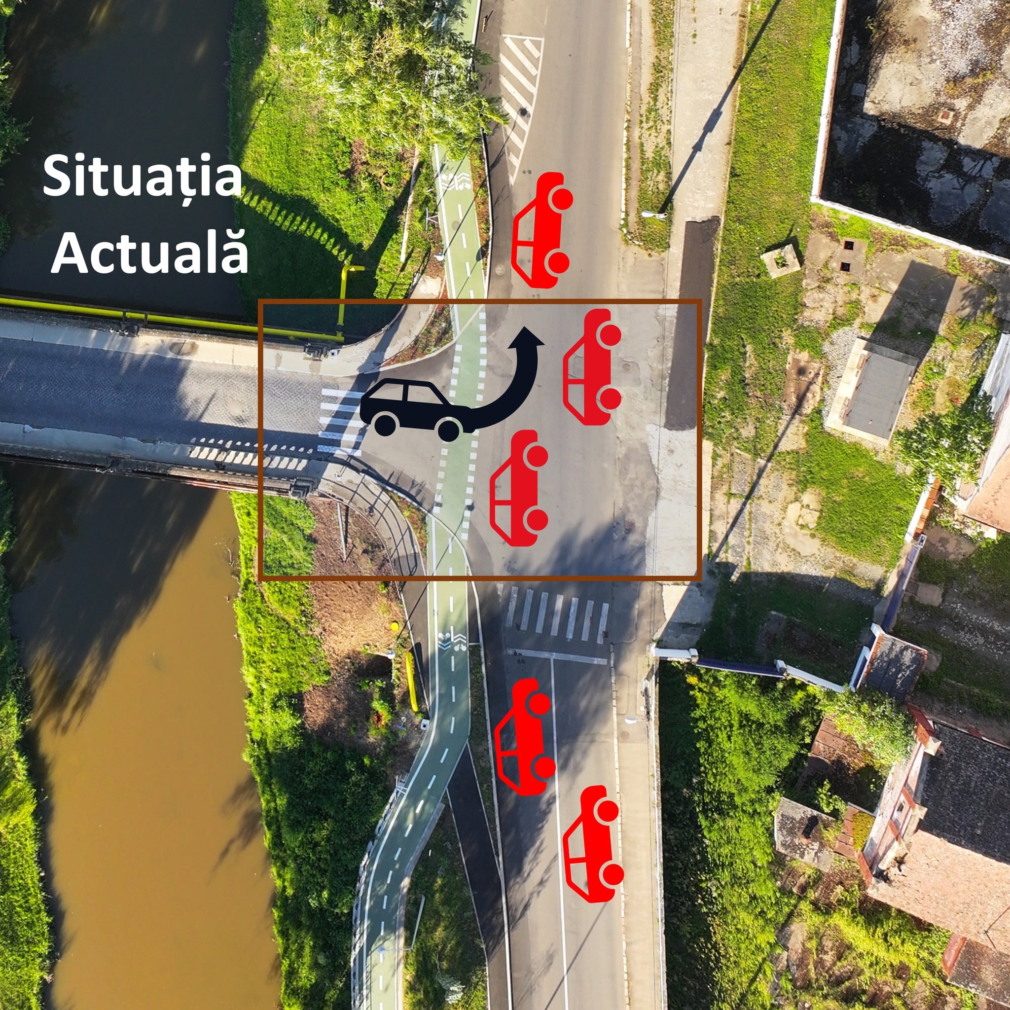 Propunere pentru noua pistă de pe malul Cibinului: „investiția pentru o astfel de configurare ar fi minimală”