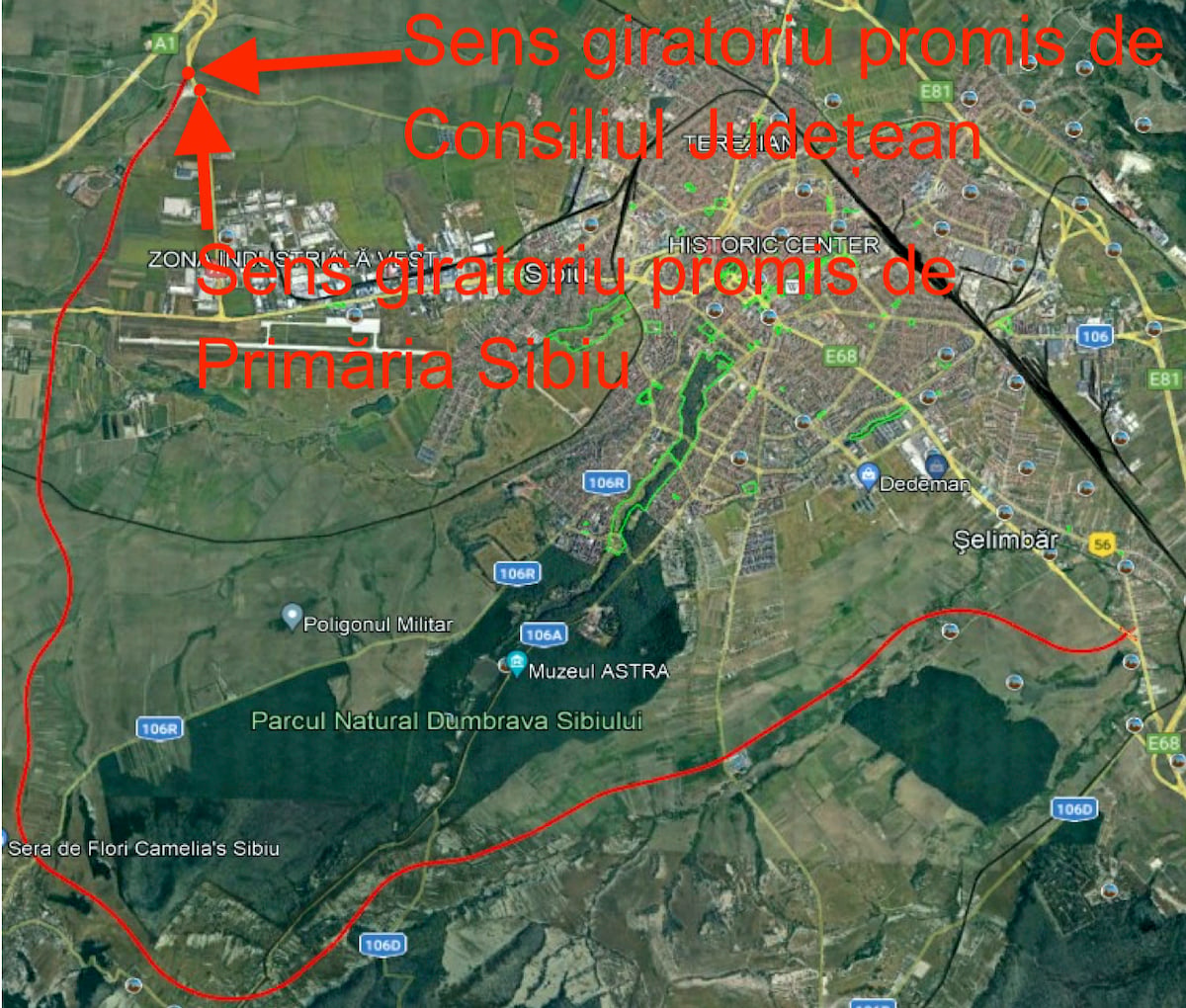 Statul degeaba: după patru morți și peste 50 de răniți, sensul giratoriu din Zona industrială vest nu se construiește din cauză că nicio instituție nu vrea drumul