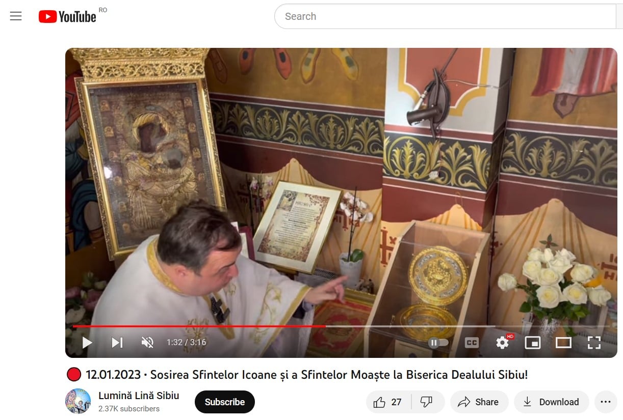 Părintele Cătălin Dumitrean, înlăturat de la Biserica de pe Dealului. Unii credincioși îl acuză că a deteriorat imaginea Bisericii, alții îl susțin