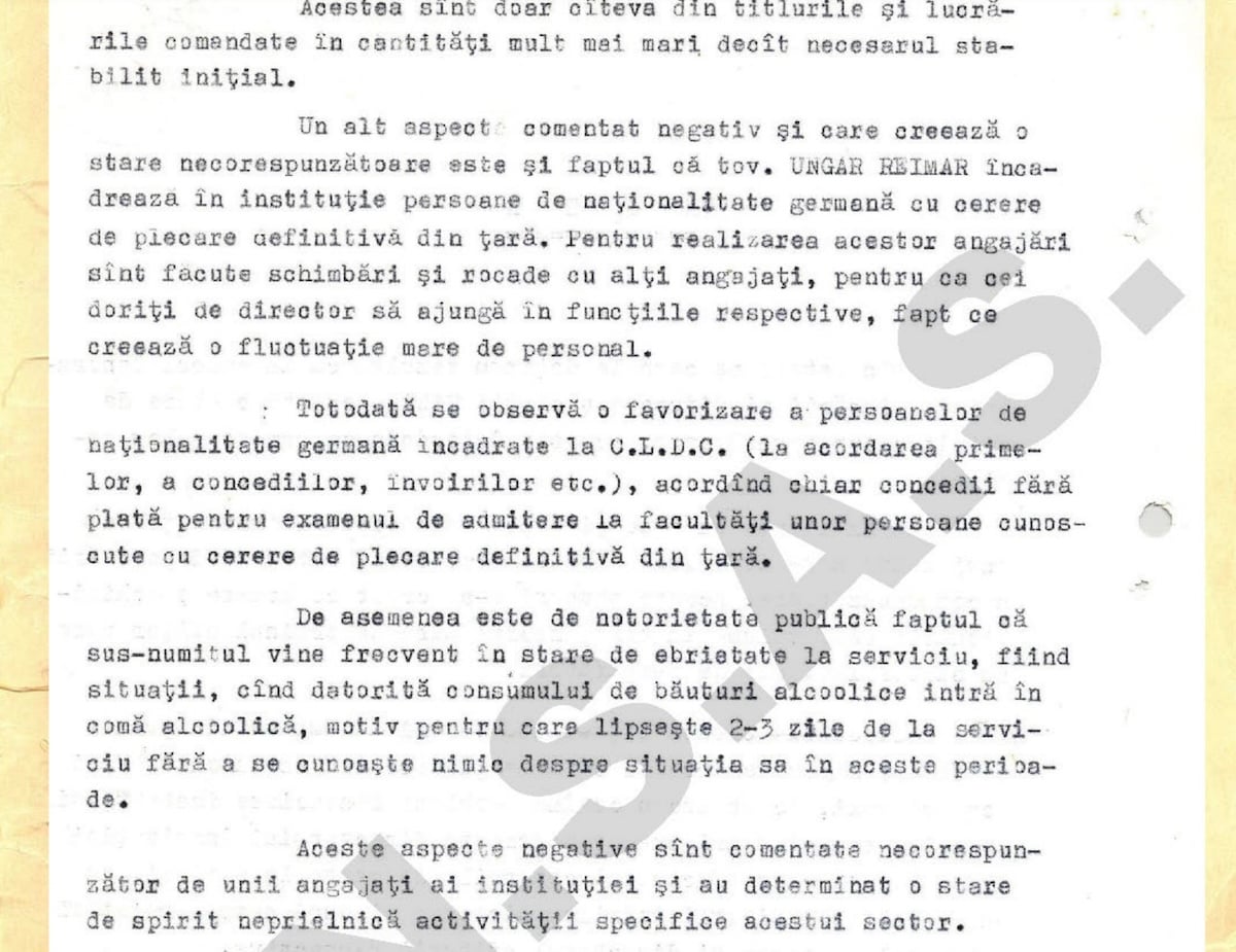 Cultura sibiană înainte de 1989, în ochii securității: pilele de la Brukenthal, orgiile de la bibliotecă, haosul de la Muzeul ASTRA, șmecheriile directorului de la teatru. Plus protestul de la Filarmonică