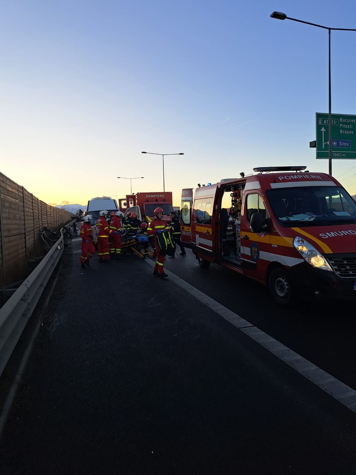 ACTUALIZARE ISU a declanșat planul roșu: Crește numărul victimelor în accidentul de pe Centura Sibiului