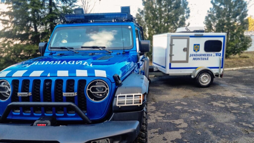 Jandarmeria montană nu are competențe de a amenda în ariile protejate. Foto: Jandarmeria Română