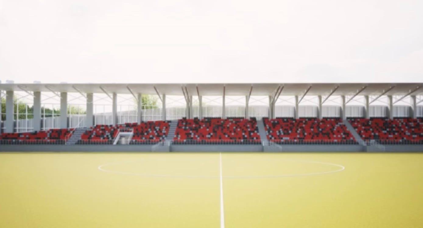 FOTO Cum va arăta Stadionul Șelimbăr. Va fi omologat pentru Liga 2. Va avea o sală de fitness cu acces gratuit pentru toți locuitorii comunei