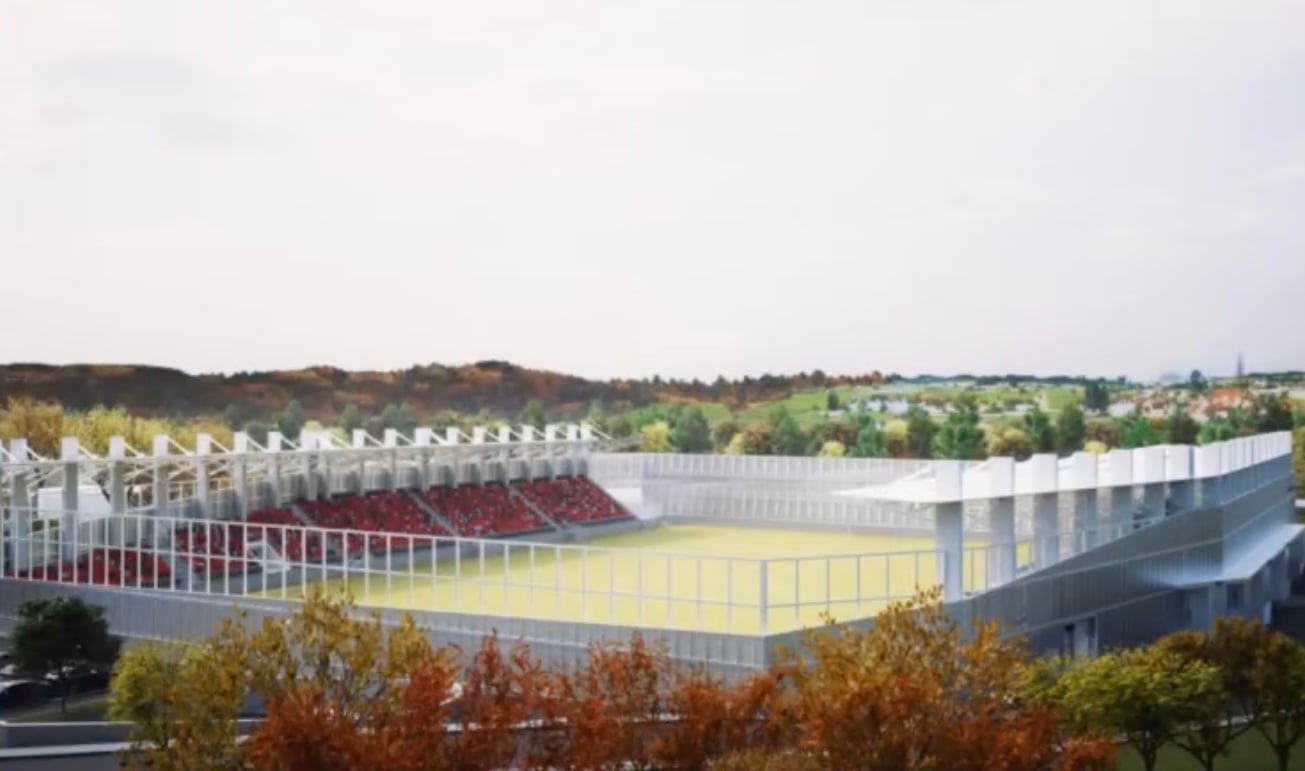 FOTO Cum va arăta Stadionul Șelimbăr. Va fi omologat pentru Liga 2. Va avea o sală de fitness cu acces gratuit pentru toți locuitorii comunei