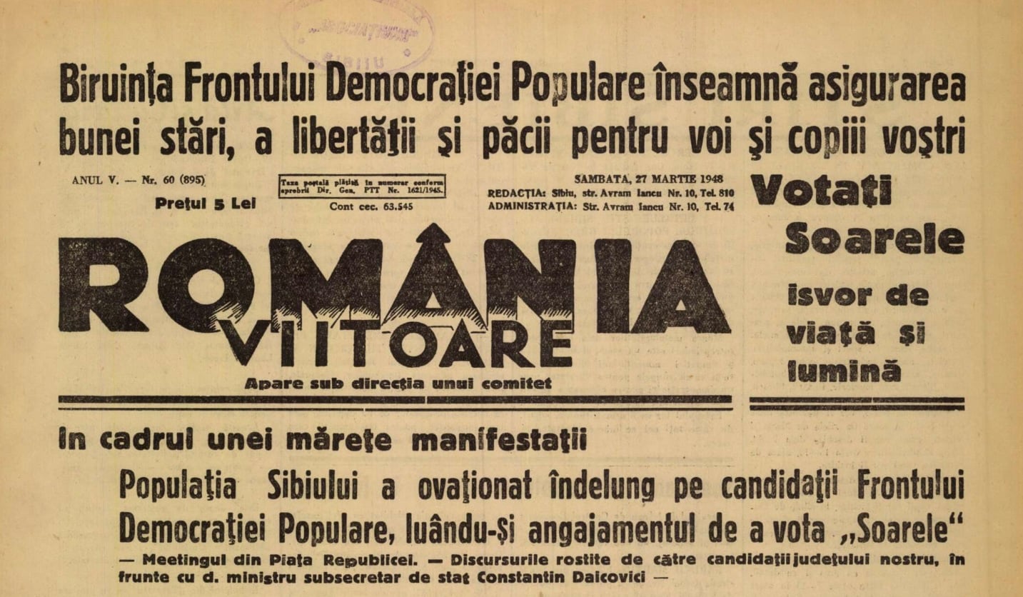 Alegerea primarilor Sibiului din ultimii 658 de ani. În 1541 primea câte o găină de la fiecare locuitor. Primul primar ales democratic a fost Șerbu, în 1992. Selecționat de ambasadorul SUA