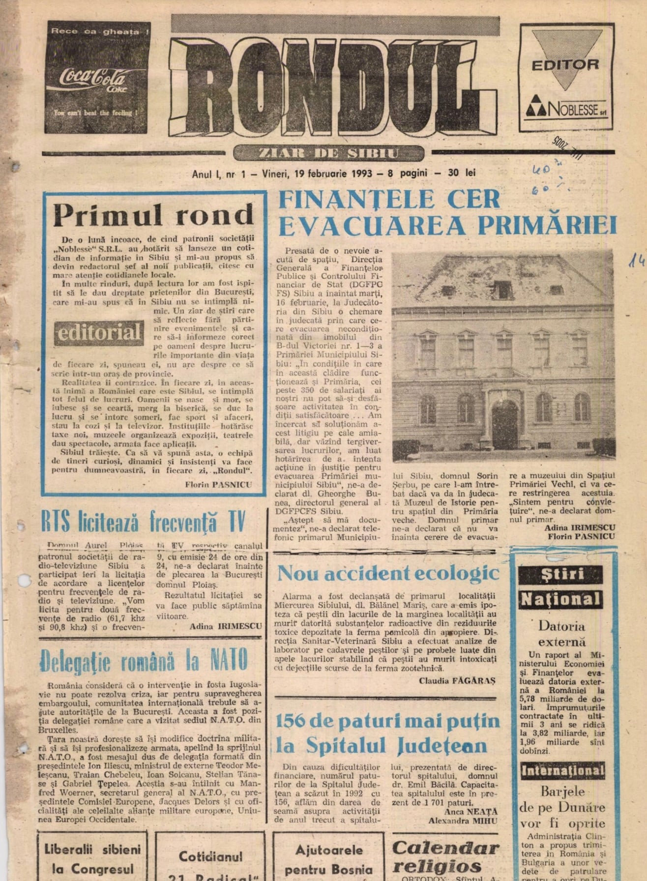 Istoria Sibiului prin ochii presei. Primele ediții din unele din cele mai importante ziare din Sibiu, din ultimii 232 de ani