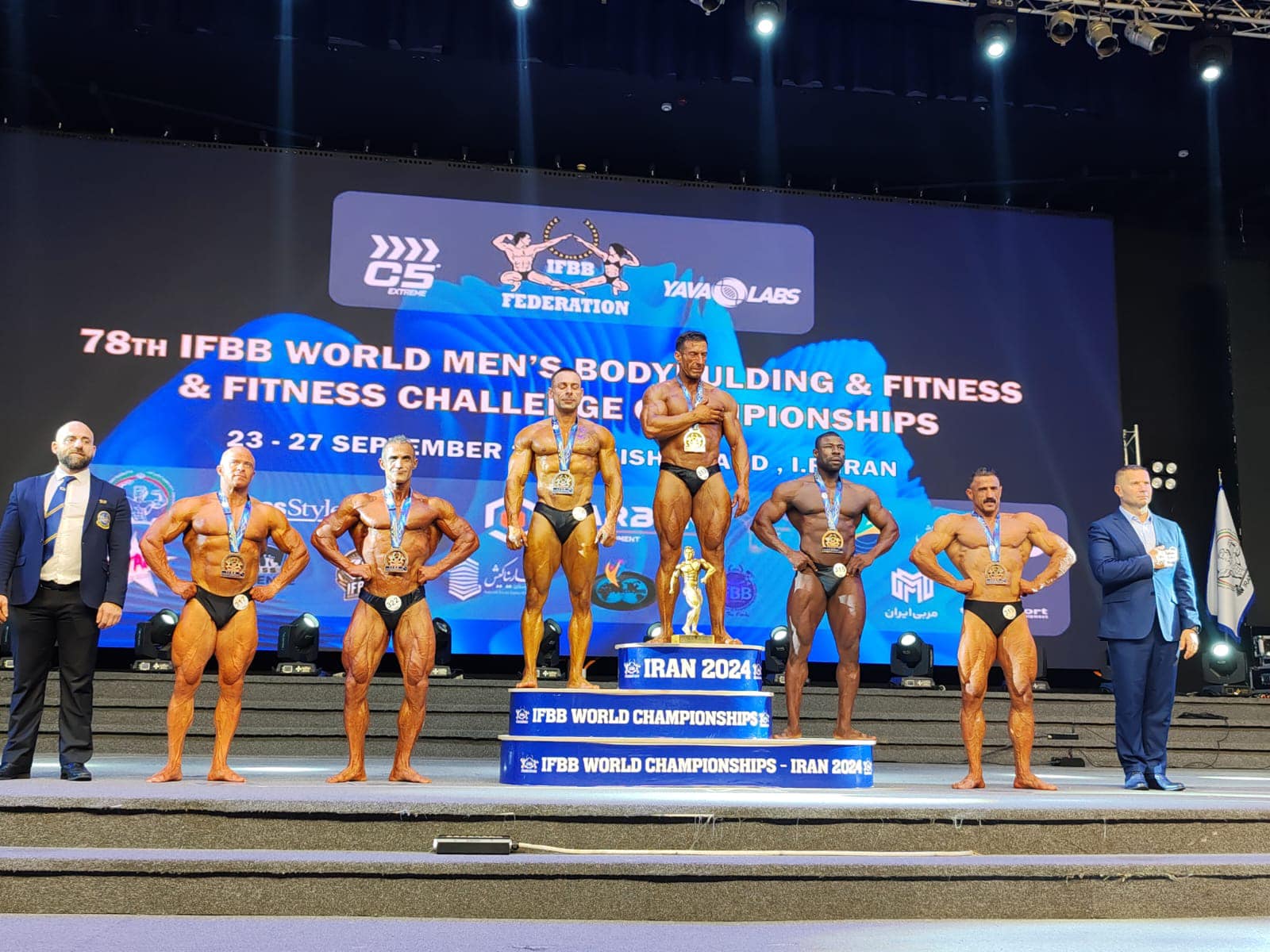 Marcel Manea, polițist local din Sibiu, medalie de aur la Campionatul Mondial de Bodybuilding și Fitness din Iran