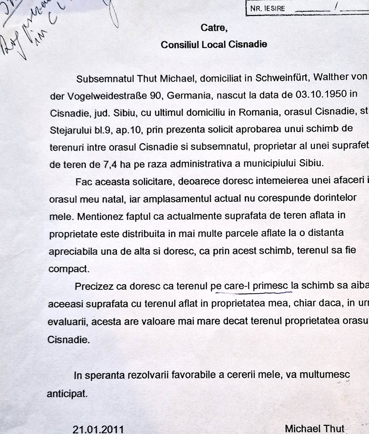 Când statul dă lege să împartă terenuri gratis oamenilor: exemplul celor 84 de ha dintre Cisnădie și Cisnădioara