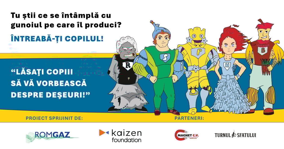 De ce nu toate deșeurile trebuie să ajungă la groapa de gunoi? Pentru că din unele se pot produce încălțăminte, haine sau piese pentru mașini