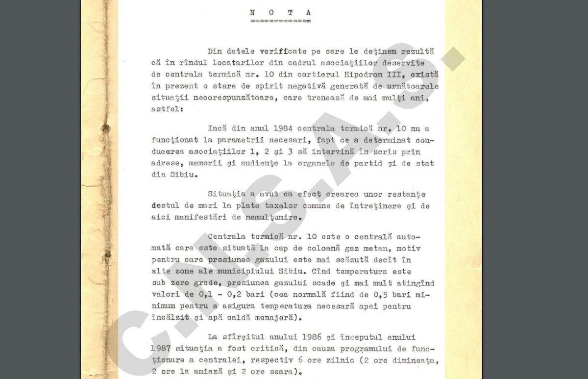 38 de ani de la ”revolta mută” din Hipodrom 3: sibienii n-au mai vrut să plătească taxele din cauza frigului din apartamente. Securitatea l-a contactat pe Nicu Ceaușescu