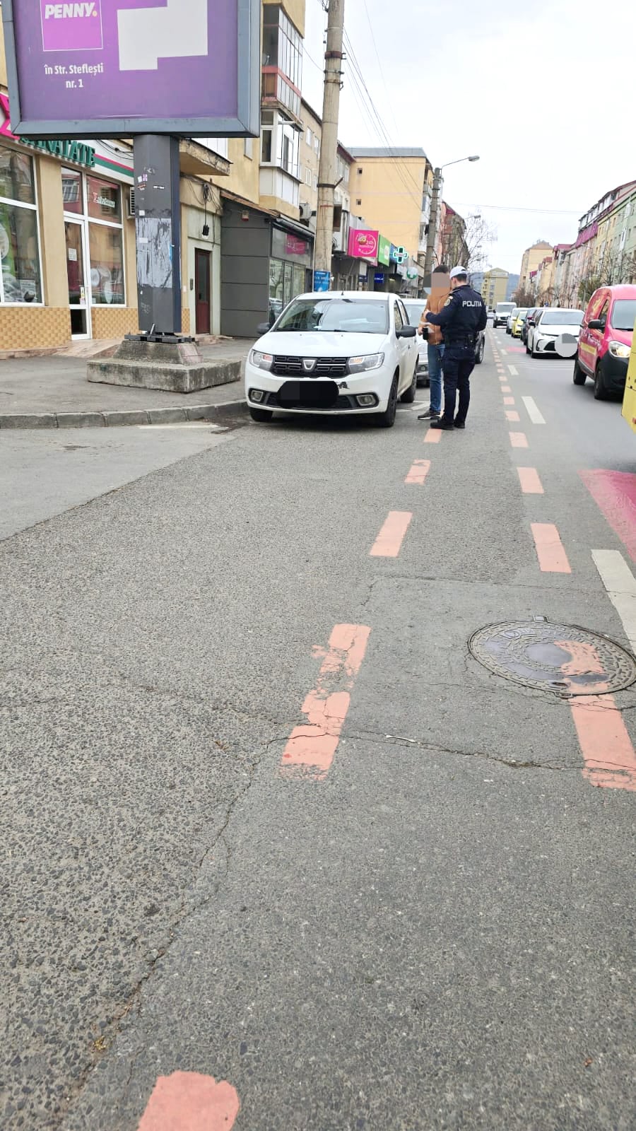 11 șoferi au fost amendați pentru că au parcat neregulamentar, pe M. Viteazu și Semaforului