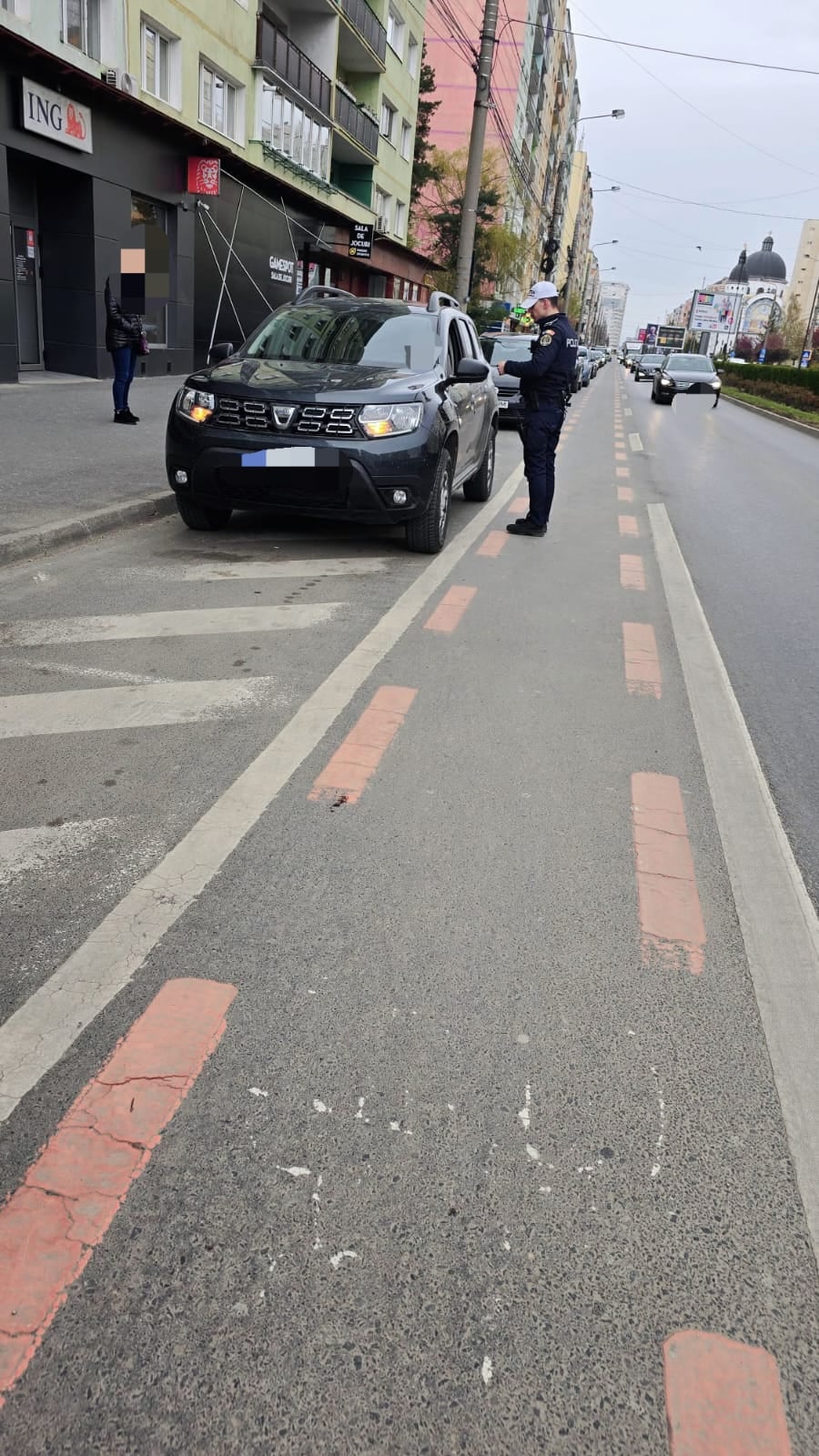 11 șoferi au fost amendați pentru că au parcat neregulamentar, pe M. Viteazu și Semaforului