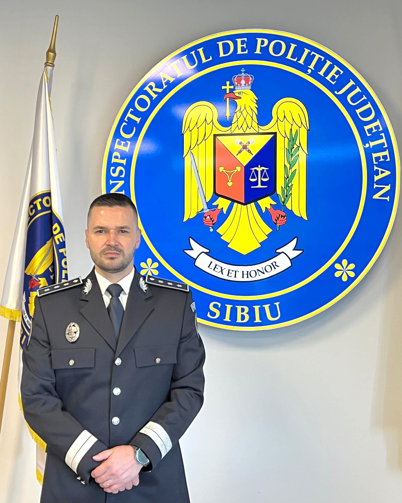 Comisarul-șef Cristian Sorin Stănciulescu este noul adjunct al șefului Poliției Sibiu