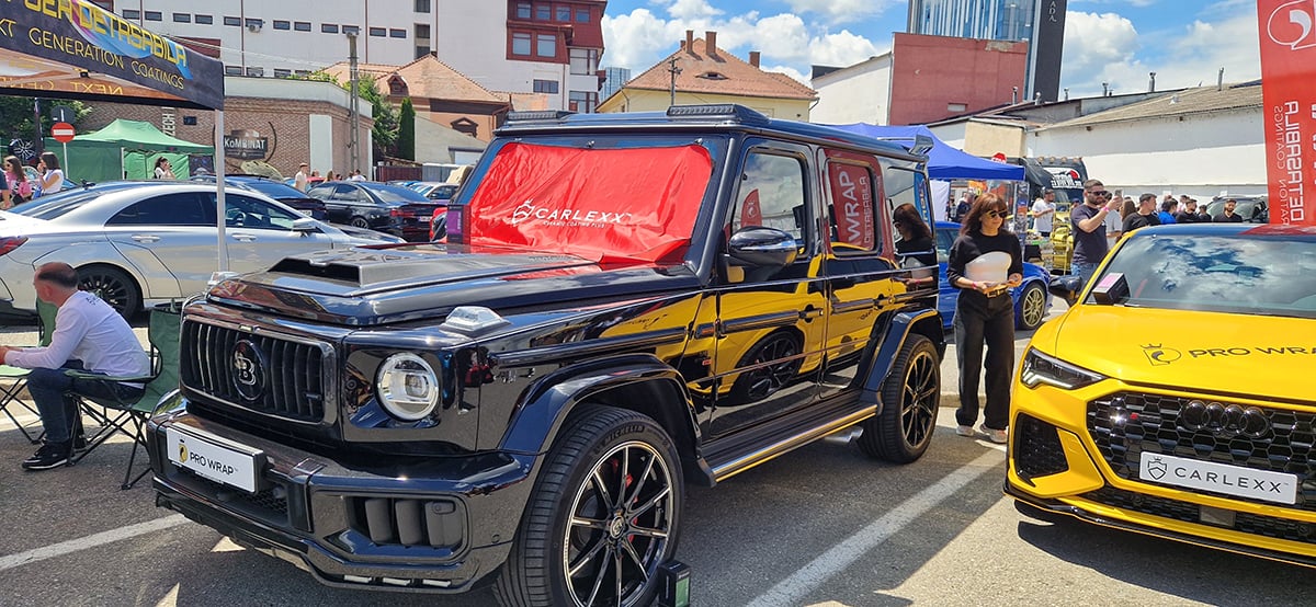 Milioane de euro pe patru roți. Top 5 cele mai scumpe mașini la Upsidedown festival, în centrul Sibiului
