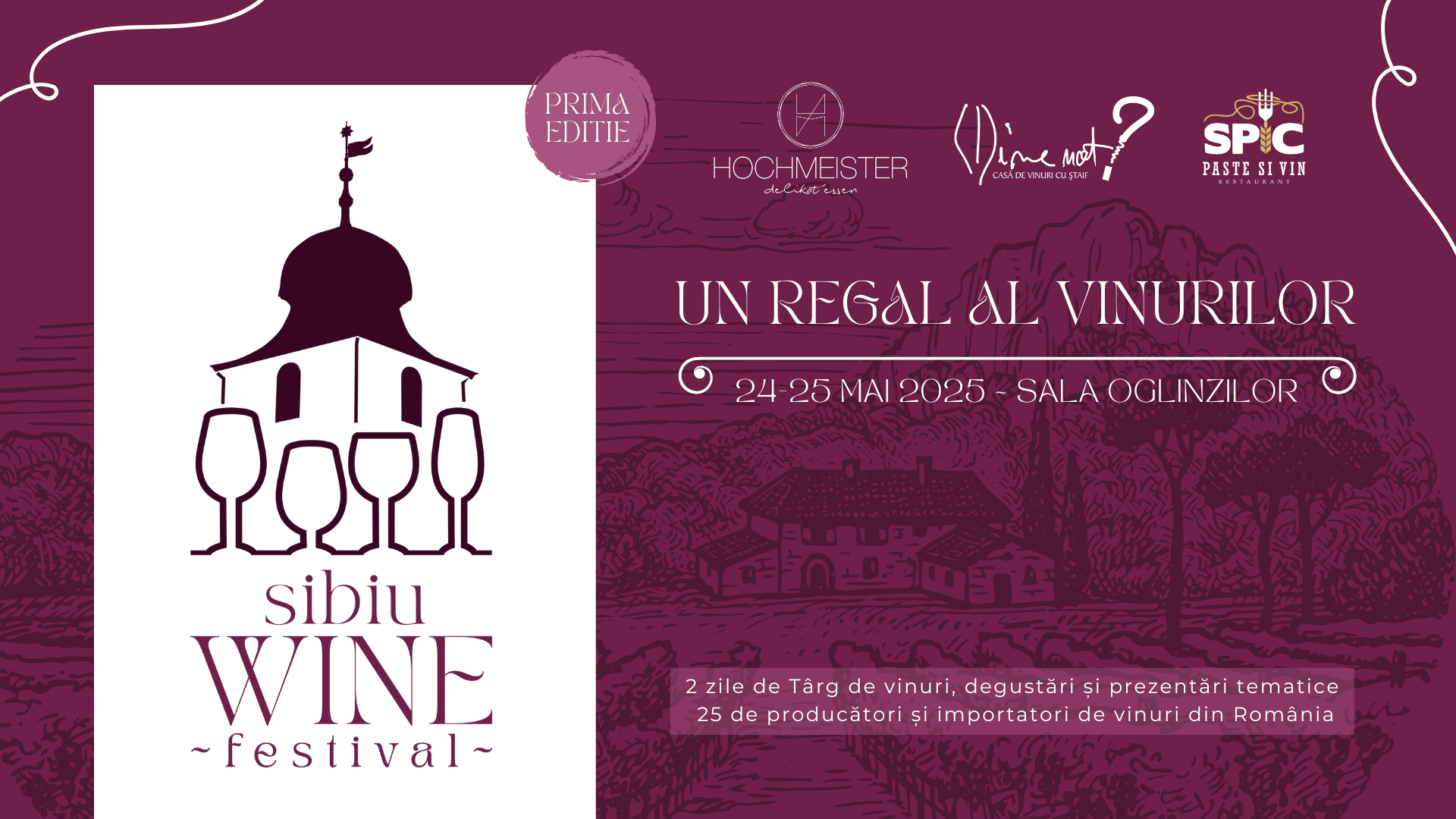 Ce facem în luna mai la Sibiu? VINO, Sibiu Wine Festival, Maratonul Internațional, concert Bucovina și ARMONIA Disco&Retro, printre evenimentele lunii