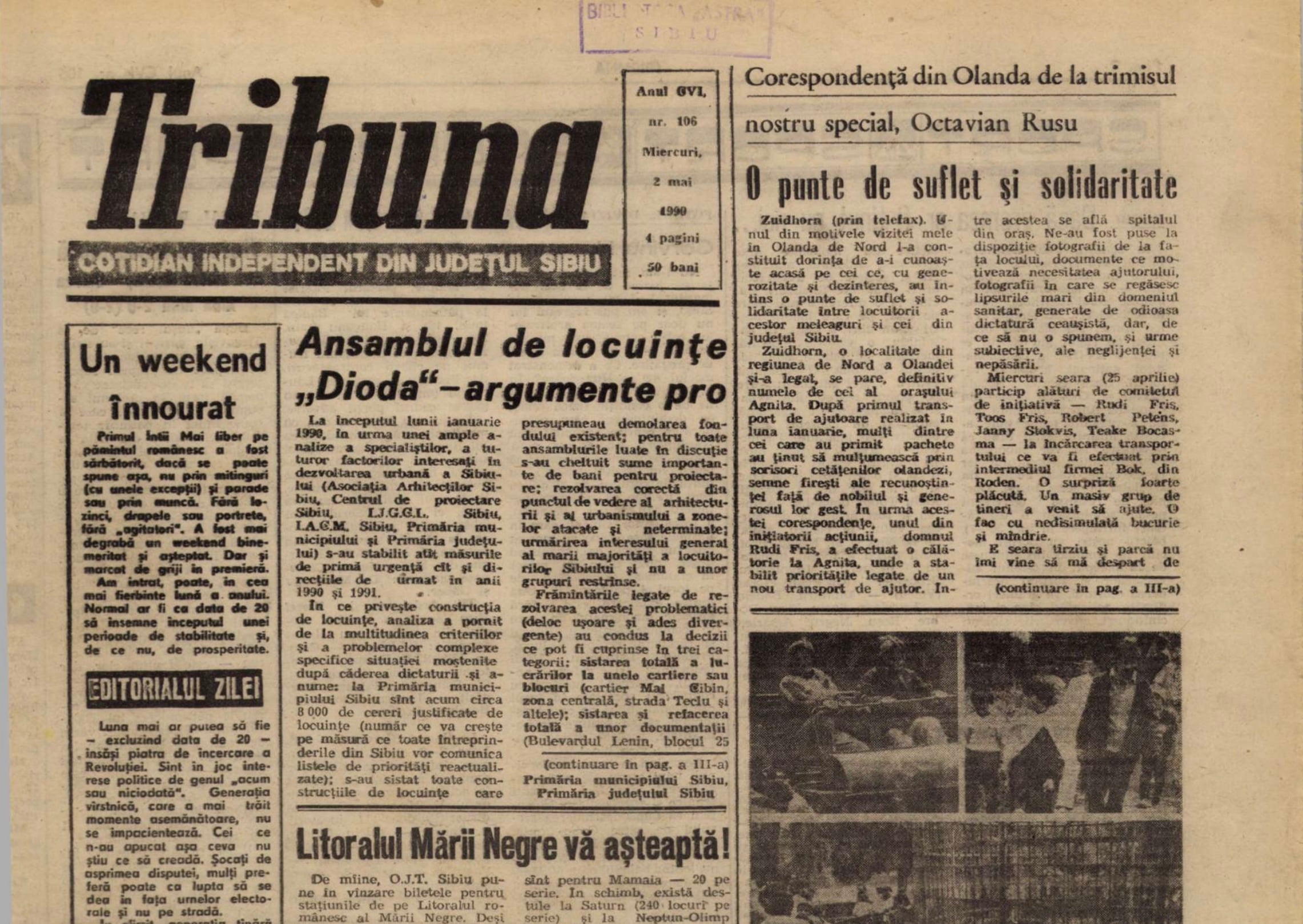 FOTO Ultimii 80 de ani de „1 Mai” la Sibiu: de la mitingurile de 30 de mii de oameni din anii 50, la apatia din anii 90 și micii din Dumbrava anilor 2000. În 1945: ”Pregătiţi-vă pentru lumea nouă, progresistă!”