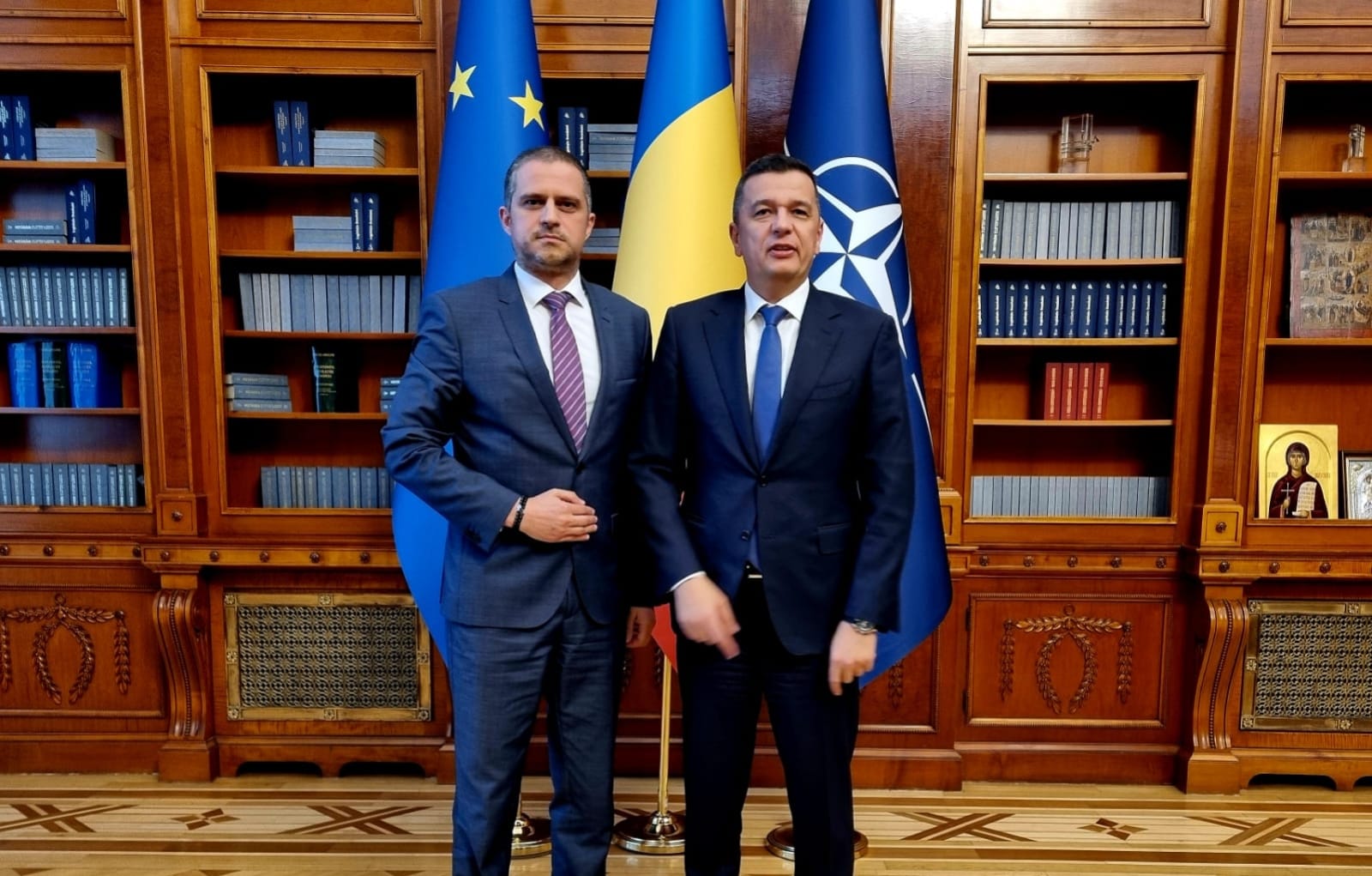 Bogdan Trif și Sorin Grindeanu. Sursa foto: PSD