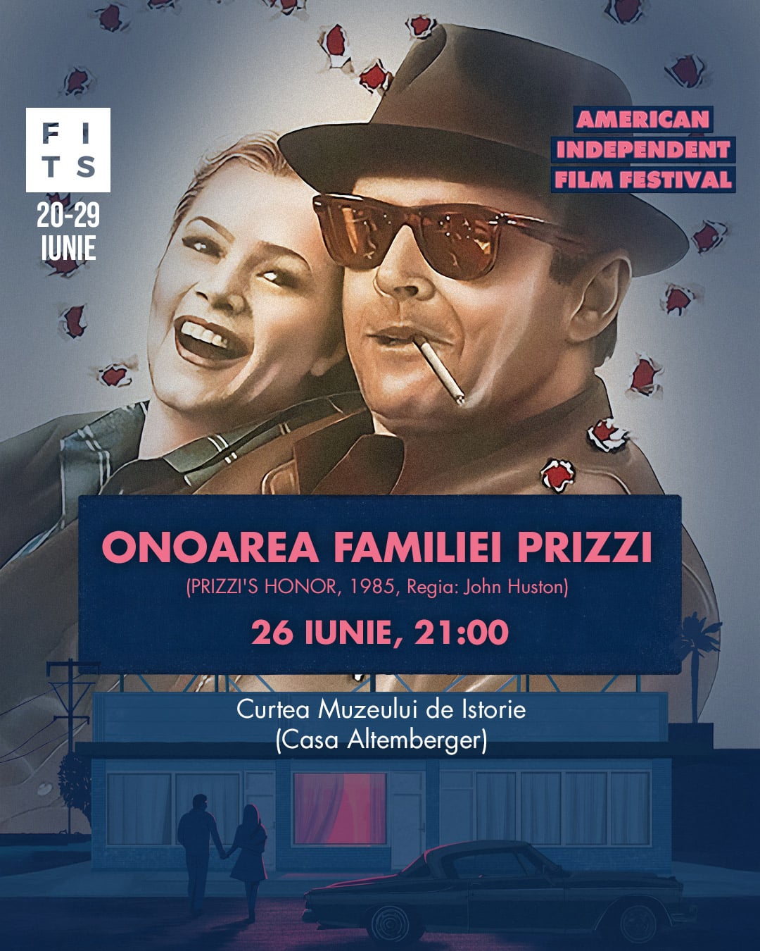 Proiecții de film în curtea Muzeului de Istorie, pentru prima dată la FITS. Actorul Bill Murray, prezent la una dintre ele