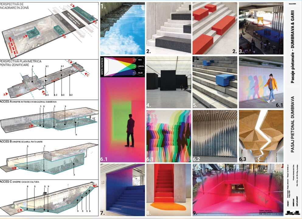 Proiectul pentru modernizarea pasajului pietonal de la magazinul Dumbrava va fi realizat de firma care a făcut proiectul Pieței Cibin. „Va fi o schimbare radicală”