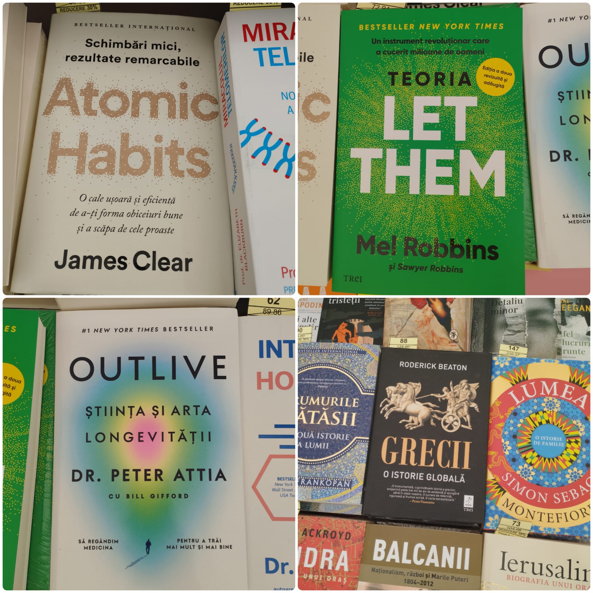 Top 3 cărți recomandate de cinci edituri prezente la Târgul de carte Gaudeamus din centrul Sibiului. Vânzările în prima zi au fost „slabe”, cu excepția cărților de anticariat