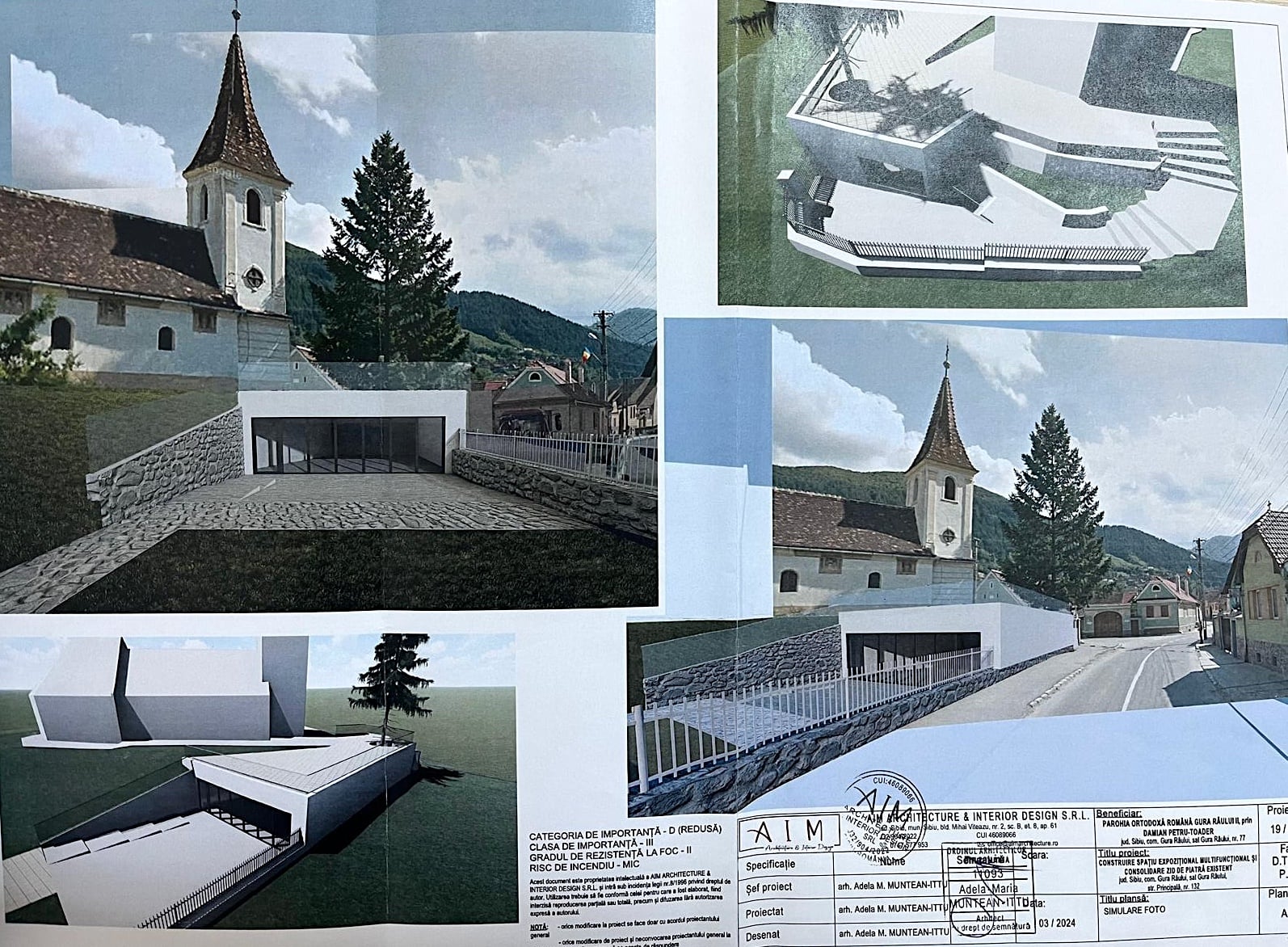 Gura Râului: Sătenii sunt chemați la blocarea construirii unui „monstru al urâtului” sub bisericuța istorică din centru. „Sunt între ciocan și nicovală: cum să opresc ce e autorizat?”