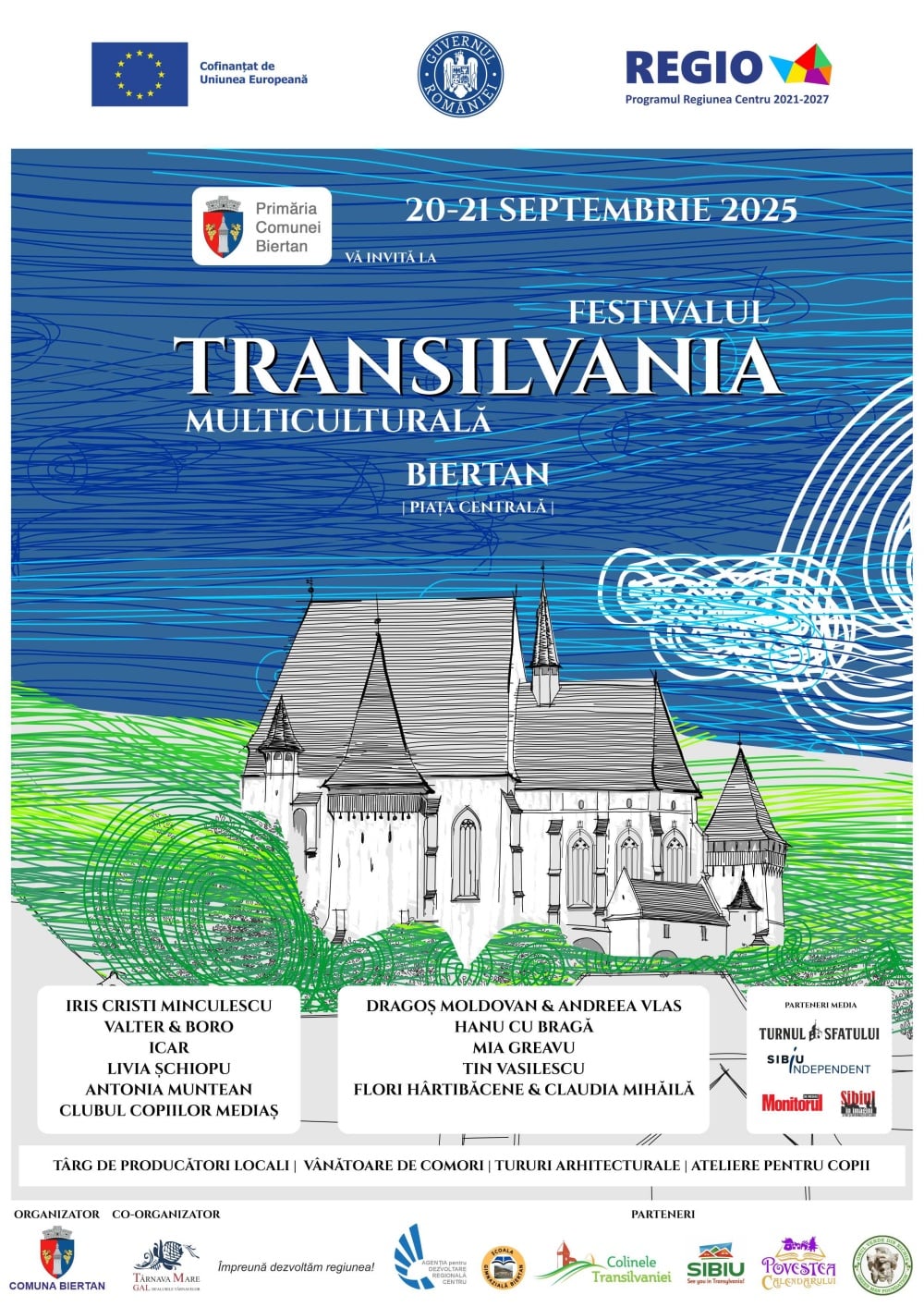 Festivalul Transilvania Multiculturală revine la Biertan în 20–21 septembrie