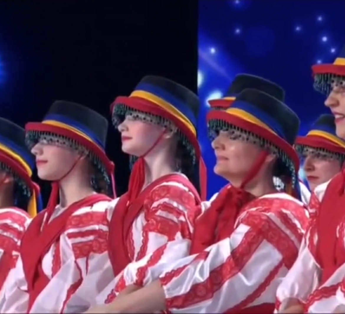 VIDEO - O familie din Sibiu a dus călușul românesc pe scena „Quel talent!” din Quebec: „Am arătat tradițiile românești aici, în Montreal”
