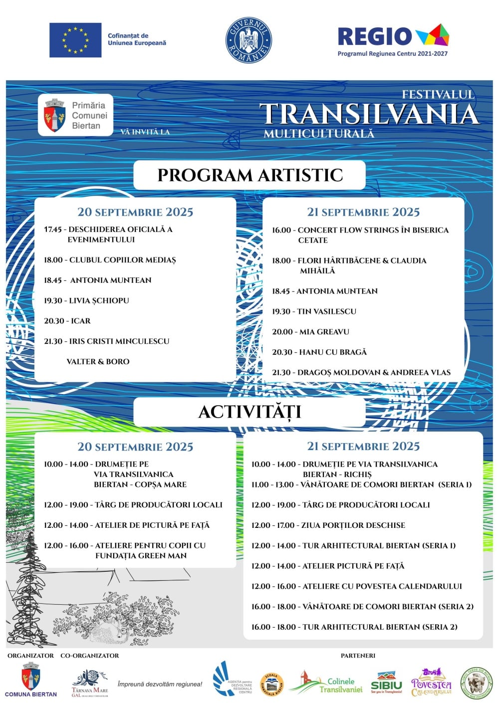 Festivalul Transilvania Multiculturală revine la Biertan în 20–21 septembrie