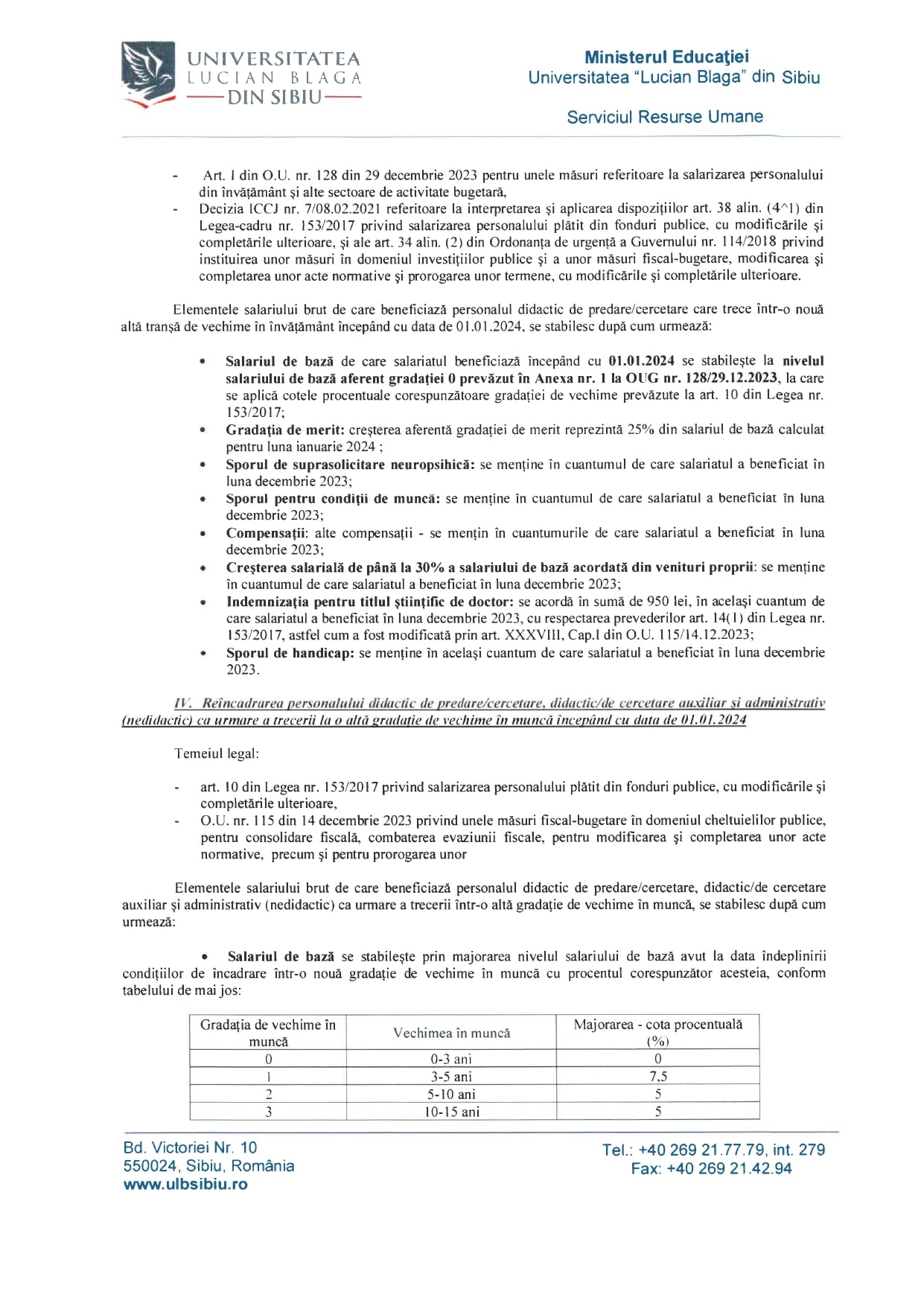 Curtea de Conturi la ULBS. Surse: Angajații vor fi nevoiți să returneze o parte din banii primiți ca sporuri, în ultimii 2 ani. „Nu au vrut să-i taie fostului director general sporul de 10.000 de lei pe lună...”