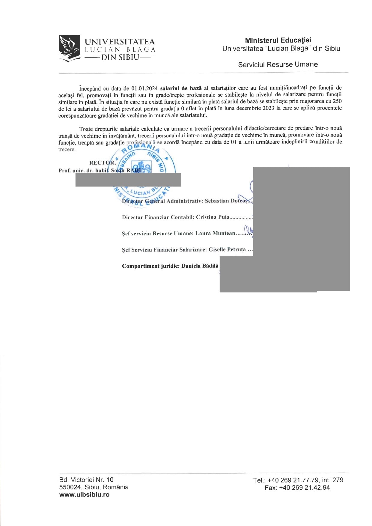 Curtea de Conturi la ULBS. Surse: Angajații vor fi nevoiți să returneze o parte din banii primiți ca sporuri, în ultimii 2 ani. „Nu au vrut să-i taie fostului director general sporul de 10.000 de lei pe lună...”