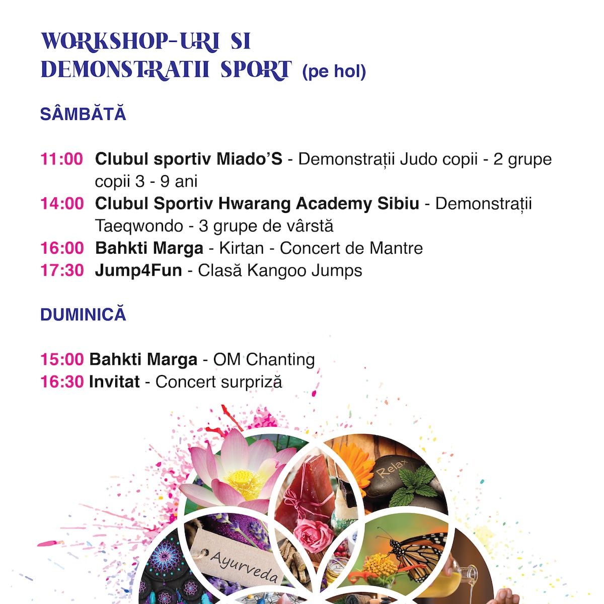 Equilibrum Fest Sibiu: Peste 40 de standuri, zeci de conferințe și invitați speciali precum dr. Victor Costache și Kiki Ironwoman. Banii din abonamente, donați Fundației Polisano