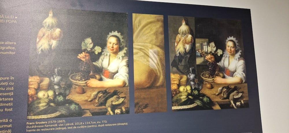 Scenă biblică descoperită într-un tablou vechi de sute de ani, la Muzeul Brukenthal. Lucrarea poate fi văzută în aceste zile