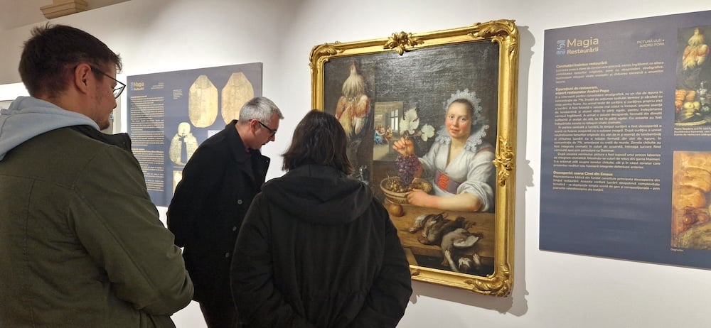 Scenă biblică descoperită într-un tablou vechi de sute de ani, la Muzeul Brukenthal. Lucrarea poate fi văzută în aceste zile