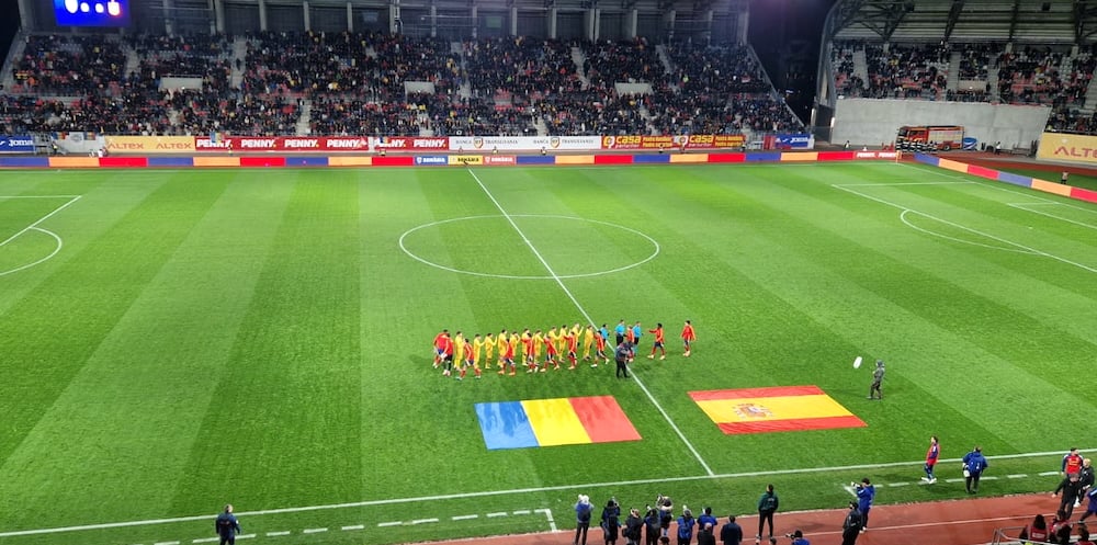 ACTUALIZARE România U21 – Spania U21 scor final 0 la 2, în fața a aproape 10.000 de suporteri sibieni