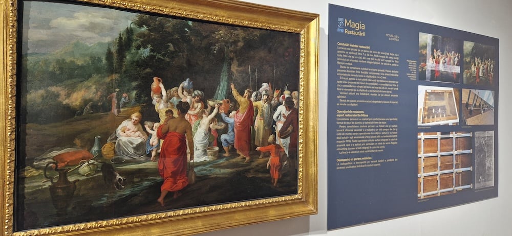 Scenă biblică descoperită într-un tablou vechi de sute de ani, la Muzeul Brukenthal. Lucrarea poate fi văzută în aceste zile