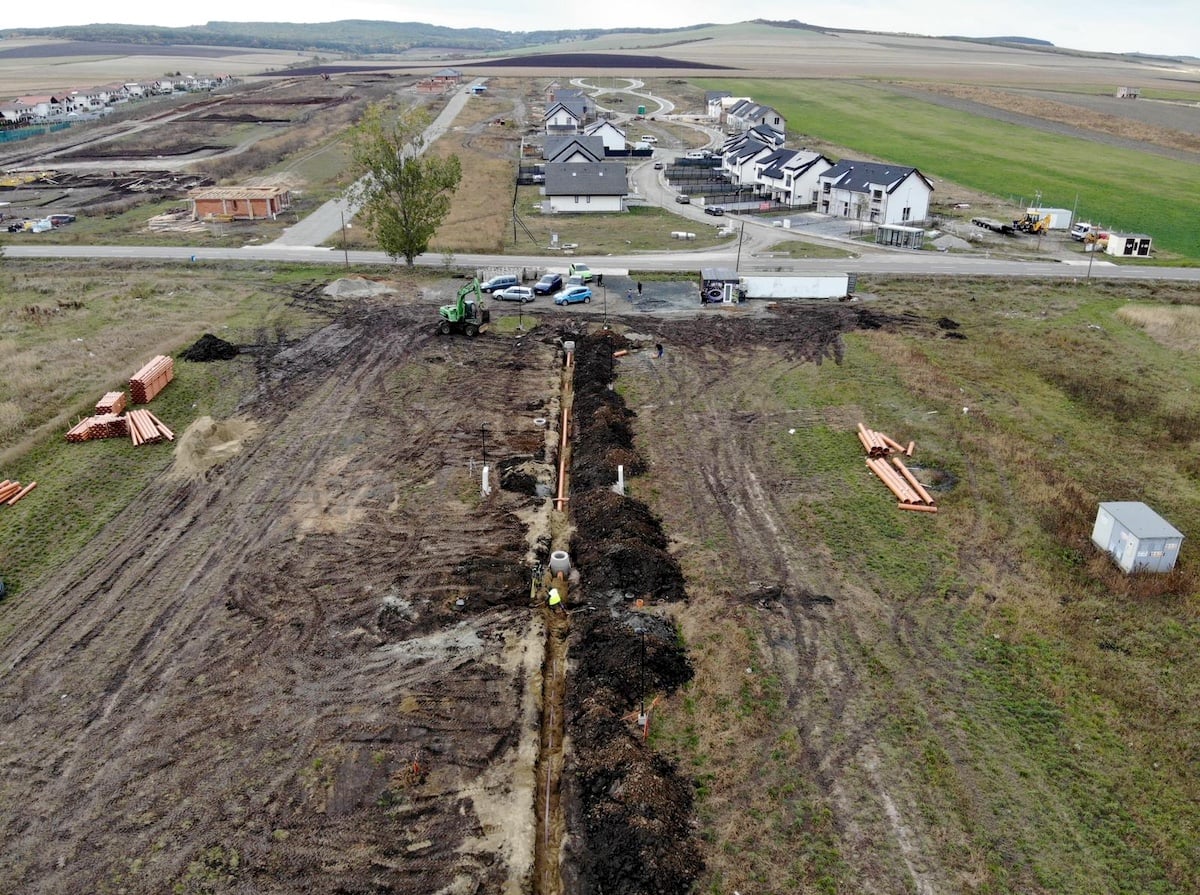 Case premium: au început lucrările la cele peste 50 de locuințe din noul ansamblu Amfeld. „Aproape de Sibiu, departe de aglomerație”